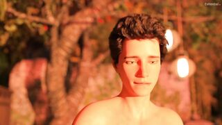 3D Milfs get a load by the swimming pool