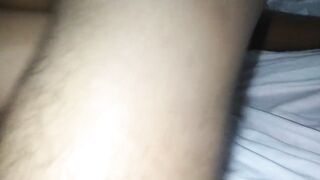 cheating wife gets hetr pussy hard fucked by my black cock while cuckold waits for the videos