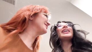 Lesbian besties fuck random guy from IG DMs and he sluts them OUT - Cami Strella x Emma Magnolia