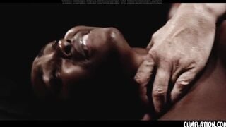 Extreme Interracial Cumflation - Sexy Black Girl Zaawaadi Filled With Loads Of CUM Inside Her Pussy