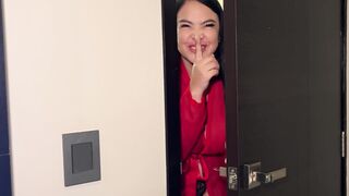 Busty busty babe fucks her sister's ebony boyfriend on the sly 2