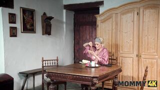 MOMMY4K. StepDaughter brought her BF with big dick home and her Mom fucked him