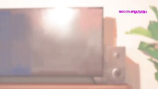 Blowjob During A Gaming Session?! WTF Huge Cumshot - Animation 3D [HD]