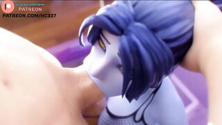 WIDOWMAKER FUCKED IN THE HOUSE AND GETTING CREAMPIE | OVERWATCH CARTOON FUCK 60FPS