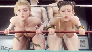 Cammy and Chun-Li Round One