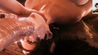 Lara Croft And The Visit Cartoon Sexy Video ( Game And Animation)