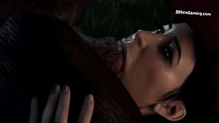 Lara Croft Amazonian Adventure - Rough Threesome Sex Multiple Orgasm- - Exclusive 3D Animation