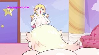 Massive Rosalina And Friends - Rough Threesome Anal Parody