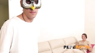 5 DUDES for young and curvy Claire: Fulfilling her deepest wish!!