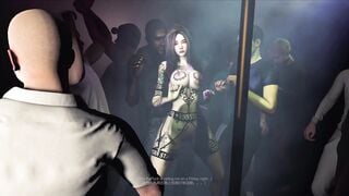 3D big boobs slut with sexy tattoo