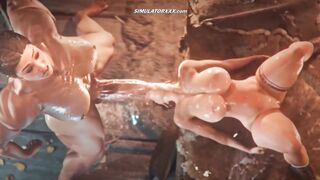 Lara Croft ( Womb Rider ) Get Fucked With Monster Futanari Cock ( Simulator 3D Game )