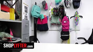 Shoplyfter - Cute Petite Babe Mazy Myers Gets Strip Searched And Interrogated In The Backroom