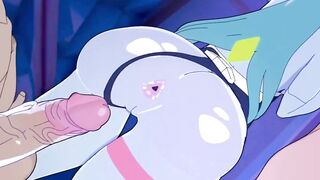 Cyberpunk Rebecca Service 3D ( Hardcore Sex ) // HENTAI Uncensored