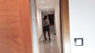 A Guy's Dream Whore Got the Wrong Door. Huge Squirt with Cum Fucking