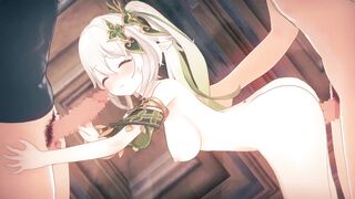 【Genshin Impact Nahida】gangbang 3D Hentai Animation.(Fingering,handjob,blowjob,sex)