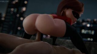 Helen Parr cowgirl big ass - Incredibles (FpsBlyck)