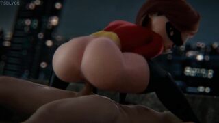 Helen Parr cowgirl big ass - Incredibles (FpsBlyck)