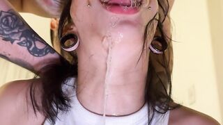 my petite step sister sucks my cock for a while - Meg Vicious