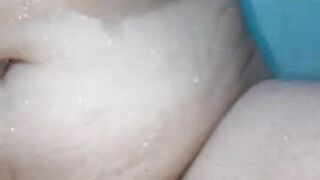 Couple bathroom scene both are facing suffer from fever