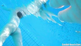 Nudist Couples Underwater Pool Hidden Spy cam Voyeur HD 2