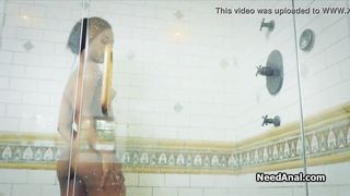 Wild anal with horny black teen