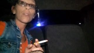 Hot Redhead gives Blowjob while being Pulled over by Cop