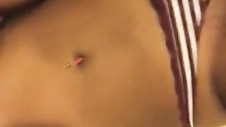Ebony Masturbation