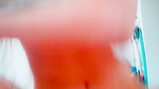 Hot Schoolgirl Jumping on Dick. Big Cum