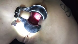 BRUTAL Anal Training Toys, Speculum, Hard Fisting makes Prolapse Rosebud
