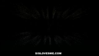 SisLovesMe - Blonde Step-Sis Caught Sneaking Out and Fucked