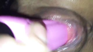 Sie zum spritzen gebracht