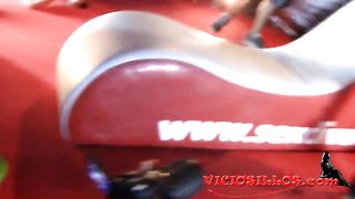 Carolina Abril y Kevin White follando en el SEMAD