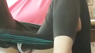 Cumming while at Work, very Naughty, almost Caught