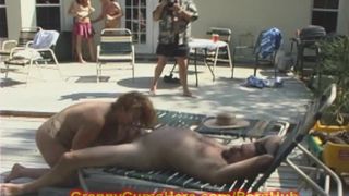 Granny Sucks COCK in PUBLIC