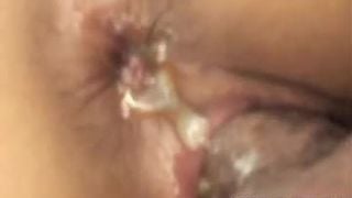 Minami Mizuhara and two cocks