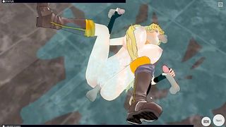 [CM3D2] - RWBY Hentai, Surprise Gangbang for Cumdump Yang