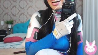ASMR ROLEPLAY COSPLAY DVA OVERWATCH AMIGA GAMER SAFADA