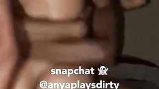 Curly Haired Mixed Ebony Latina Thot on Snapchat Compilation