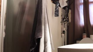 REAL Sister Caught on Hidden Spy Cam taking a Shower in Bathroom!