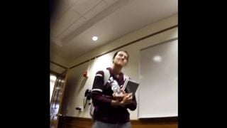 Candid College PAWG Thick Ass Gray Leggings