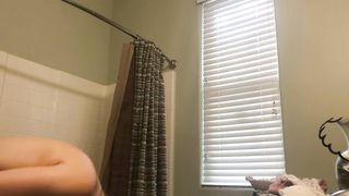 18 Year old EPIC Spy after Shower on Barrel Racing Step Sister