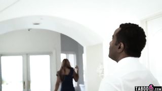 Black daddy gets a piece of his sons new girlfriend