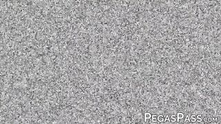 Pinkhaired young ass stuffed with cocks in threeway