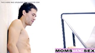 Squirting MILF Gets Creampie From Step-Son