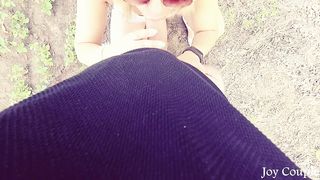 Young Teen have a Public Anal Sex at the Field