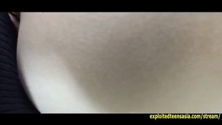 Moe JAV Amateur Teen Fucked by Guy in Balaclava she's Wearing Glasses