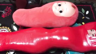 Japanese Girl Wrapped in Cute Mummification