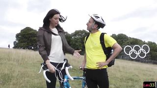 Lingerie MILF getting her pussy drilled