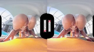 VR Porn Cosplay Step Sister 5th Element POV and 69 Blowjob VR CosplayX