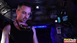 FAKhub Originals Hot Sex Robot comes alive to fuck space taxi driver behind her creators back